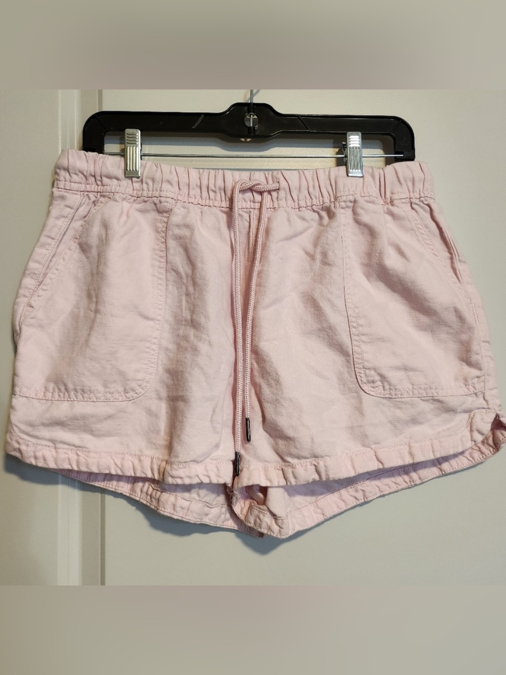 Cynthia Rowley Light Pink Drawstring Athletic Shorts